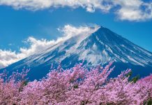 Mount Fuji: Between volcanic earth and shifting sky