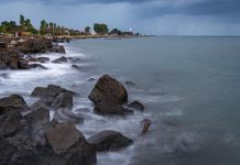 The Black Sea coast of Georgia