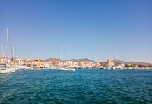 When Aegina Turns Pistachio Green