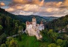 Bran Castle After Dark. Halloween in Transylvania